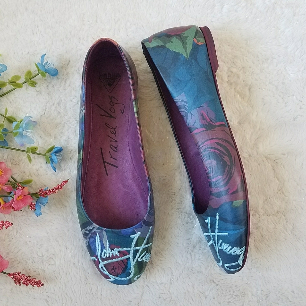 John Fluevog Maui Lightweight Travel Flats